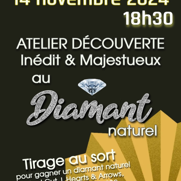 Atelier découverte au DIAMANT NATUREL