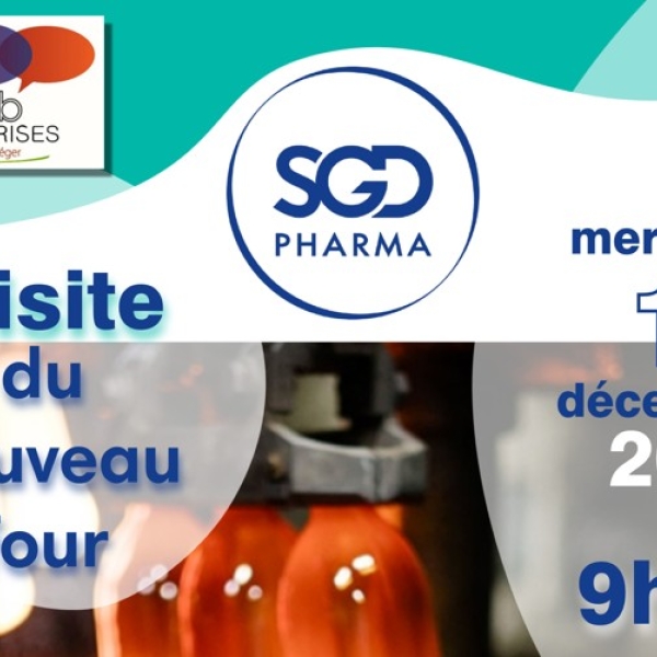 Visite de l'entreprise SGD Pharma | Visite du nouveau four