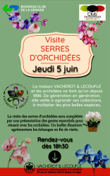Visite à la serre d'orchidées